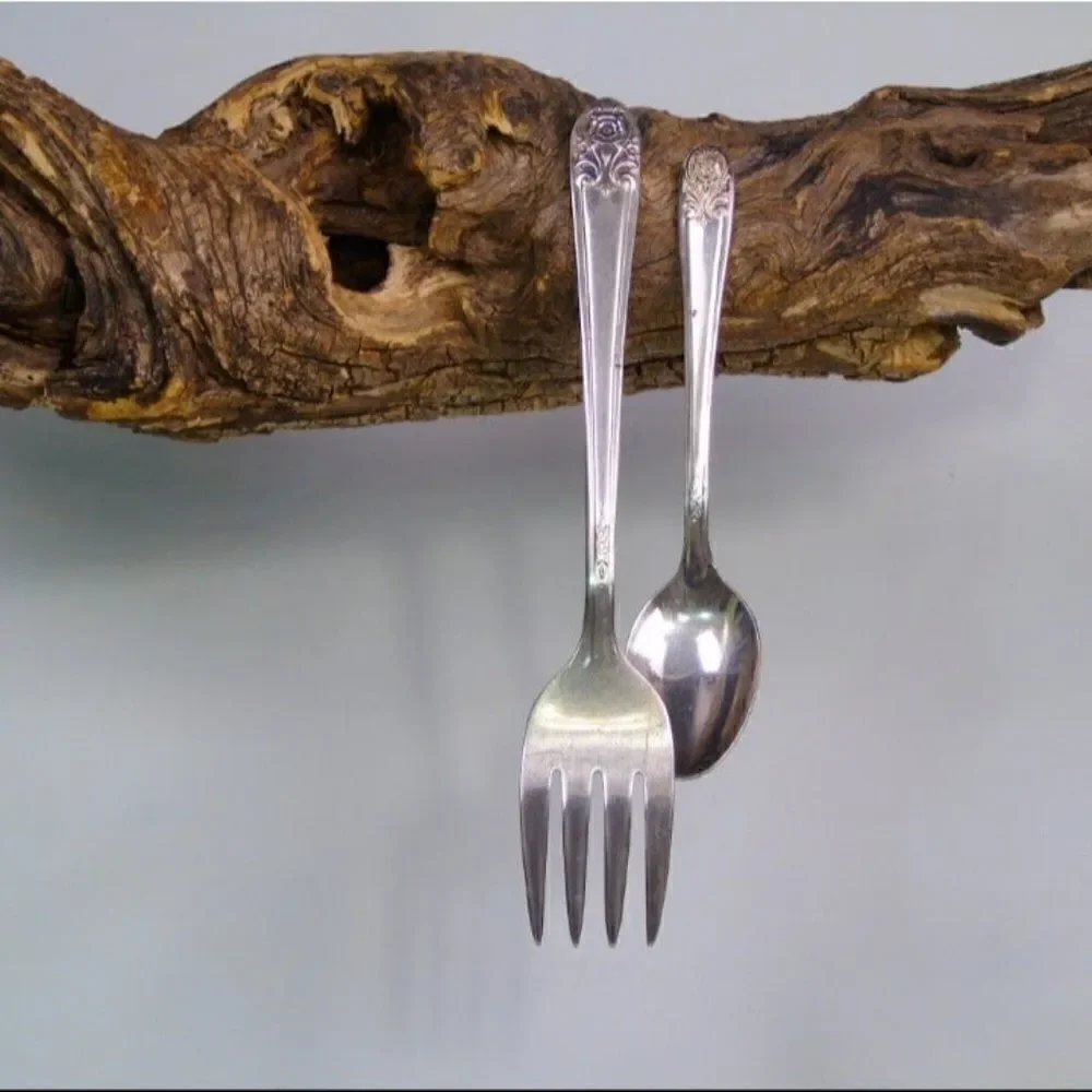 1954 Melody Pattern International Silver Vintage Silverplate Spoon Fork